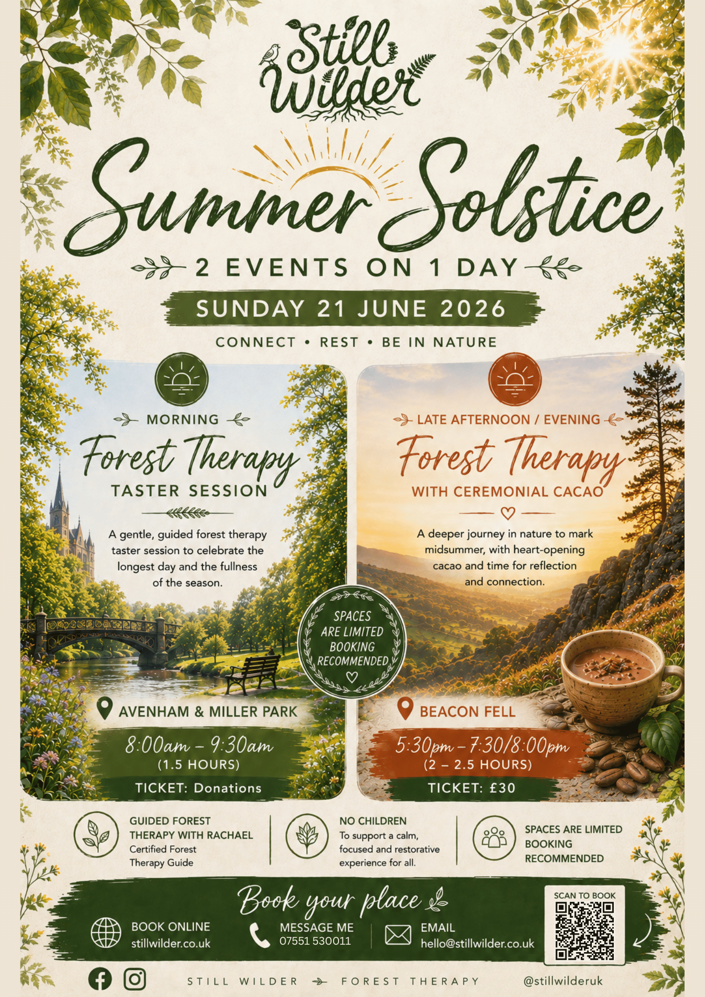 Still Wilder Summer Solstice Events 2026 Flyer